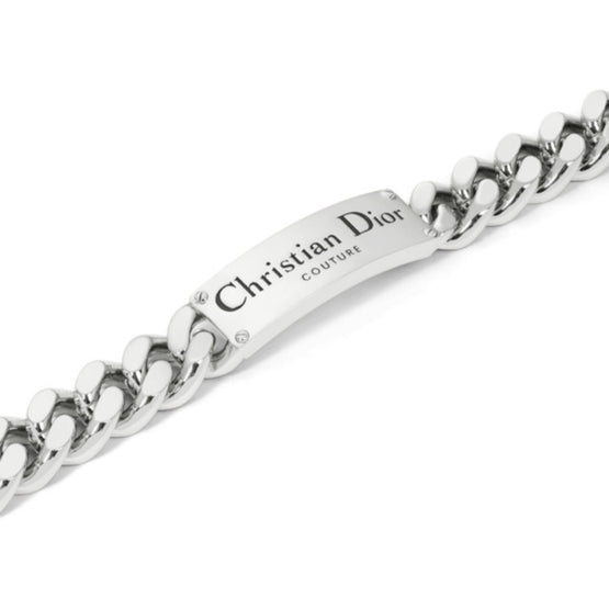 B1720HOMMTD000 - Christian Dior Couture Chain Link Bracelet - 000 Palladium White Metal
