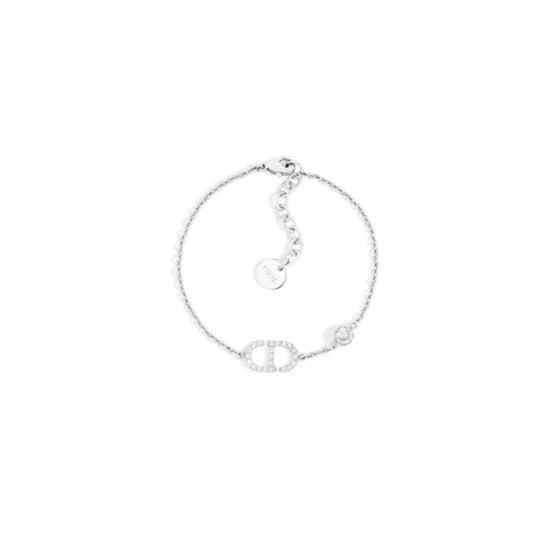 B2522WOMCYD001 - Petit Cd Bracelet - 001 Palladium / Crystal