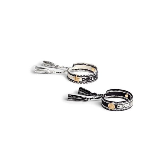 B2637WOMMTD641 - Christian Dior Bracelet Set - 641 Black / White