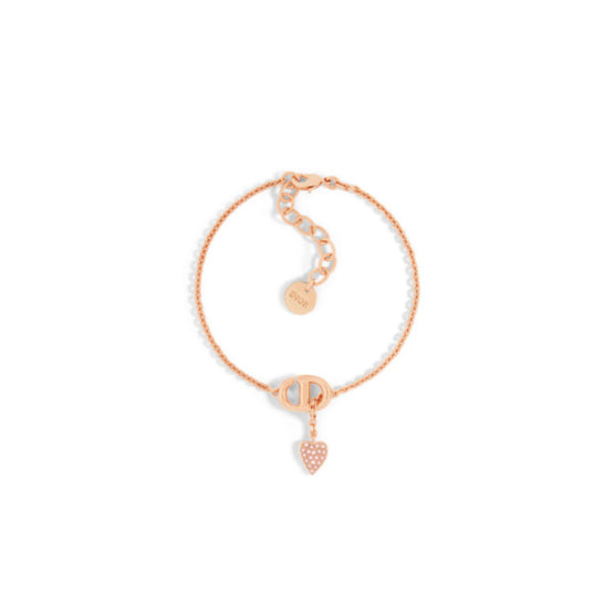 B2694WOMCYD12P - Cd Navy Bracelet - 12P Pink Gold / Silk