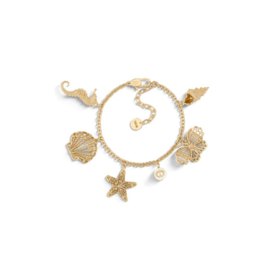 B2712WOMFWD301 - Dior Cabinet De Curiosités Bracelet - 301 Gold/White