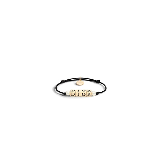 B2833WOMLQD307 - D-Dice Bracelet - 307 Gold/Black