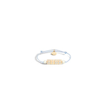 B2833WOMLQD94B - D-Dice Bracelet - 94B Gold/Ciel