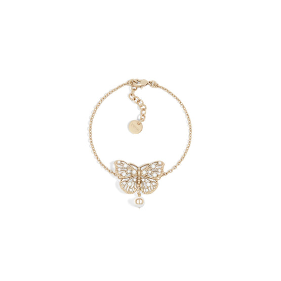 B2876WOMRSD301 - Toile De Jouy Papillon Bracelet - 301 Gold/White