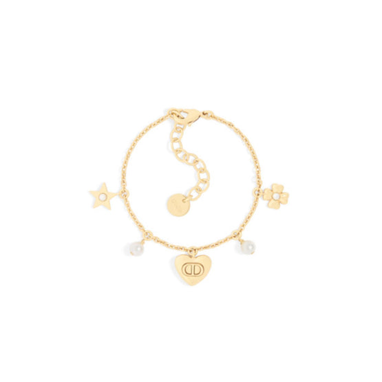 B3045WOMRSD301 - Lucky Dior Bracelet - 301 Gold/White