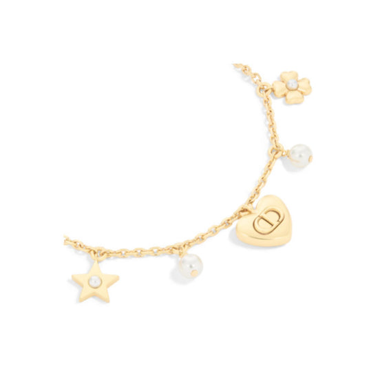 B3045WOMRSD301 - Lucky Dior Bracelet - 301 Gold/White