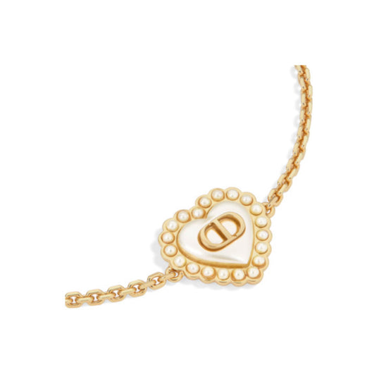 B3075WOMVED301 - Petit Cd Baroque Bracelet - 301 Gold/White