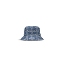 CPB6065ATDCC583 - Teddy-D Cannage Small Brim Bucket Hat - 583 Fantaisie Fond Bleu