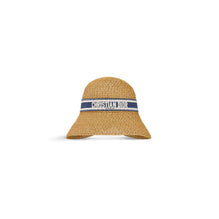 CPT10141ESTRC500 - Dioriviera D-Wave Large Brim Cloche - 500 Bleu