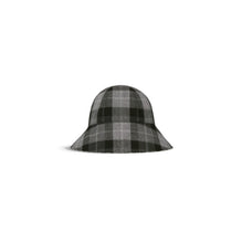 CPT9015IDTCC880 - D-Tulipe Check'N'Dior Reversible Large Brim Cloche - 880 Fantaisie Fond Gris