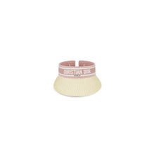 CPV00175ESTRC401 - Dioriviera D-Ocean Visor With Mitzah - 401 Rose Brillant