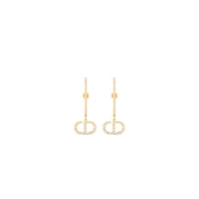 E2028WOMCYD301 - 30 Montaigne Earrings - 301 Gold/White