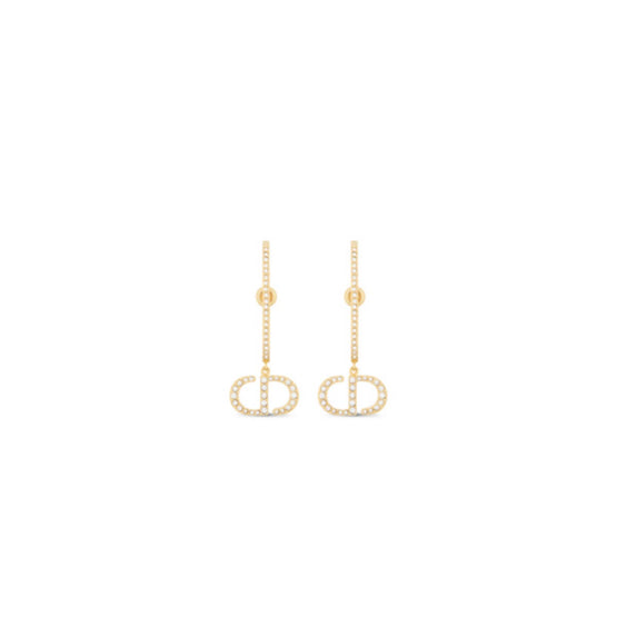 E2028WOMCYD301 - 30 Montaigne Earrings - 301 Gold/White