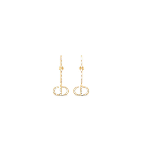 E2028WOMCYD301 - 30 Montaigne Earrings - 301 Gold/White