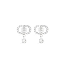 E3365WOMCYD001 - Petit Cd Earrings - 001 Palladium / Crystal