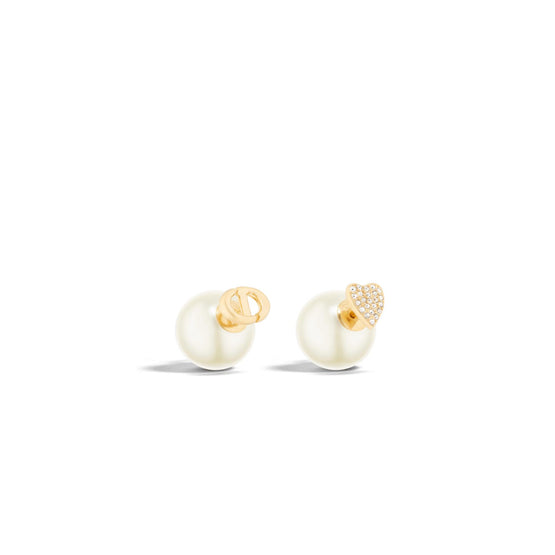 E3766WOMCYD03S - Dior Tribales Earrings - 03S Gold/Silver Shade