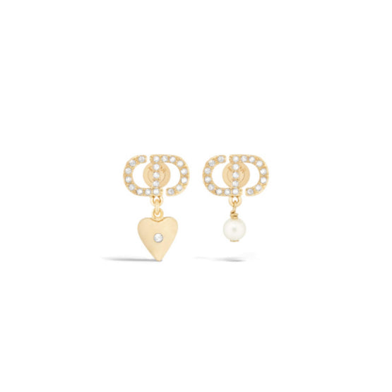E3772WOMCYD03S - Petit Cd Lucky Charms Earrings - 03S Gold/Silver Shade
