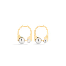 E3897WOMMTD327 - Medium Dior Tribales New Look Earrings - 327 Gold/Palladium