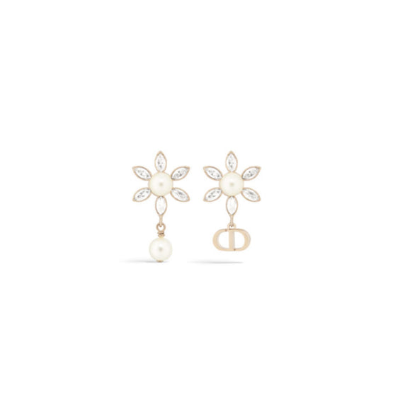 E4004WOMCYD03S - Bloom In Dior Earrings - 03S Gold/Silver Shade