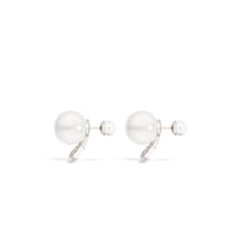 E4124WOMRSD009 - Dior Tribales Earrings - 009 Palladium / White