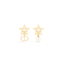 E4154WOMRSD301 - Petit Cd Lucky Charms Earrings - 301 Gold/White