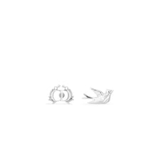 E4156HOMMTD000 - Cd Icon Earring Set - 000 Palladium White Metal