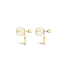 E4169WOMRSD301 - Dior Tribales Earrings - 301 Gold/White