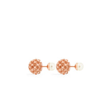 E4203WOMRSD10W - Dior Tribales Earrings - 10W Pink Gold/White