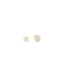 E4246WOMMPD301 - Dior Destiny Stud Earrings - 301 Gold/White