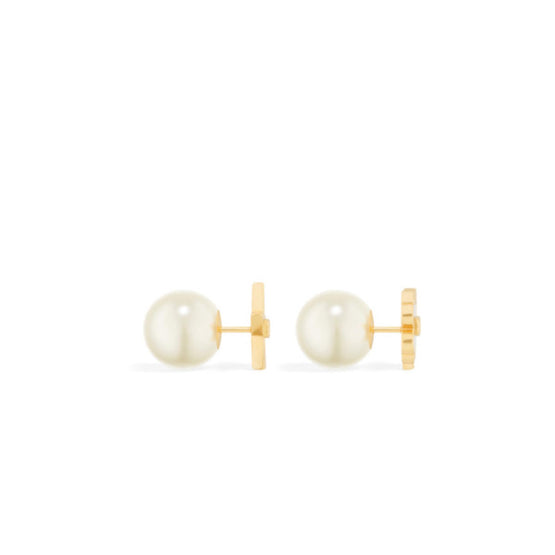 E4247WOMMPD301 - Dior Tribales Earrings - 301 Gold/White
