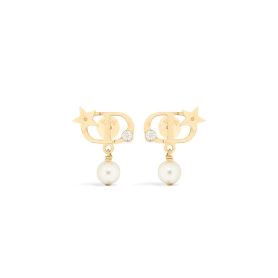 E4273WOMCYD03S - Petit Cd Lucky Star Earrings - 03S Gold/Silver Shade