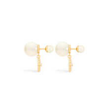 E4295WOMVED301 - Dior Tribales Earrings - 301 Gold/White