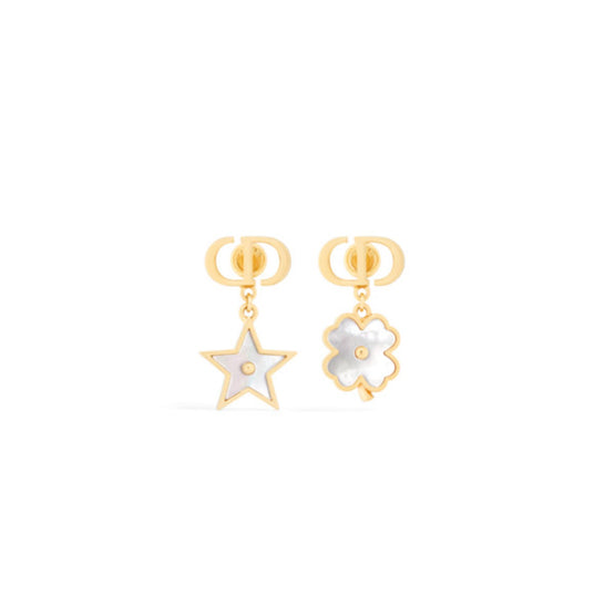 E4299WOMMPD301 - Dior Destiny Earrings - 301 Gold/White