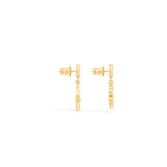 E4299WOMMPD301 - Dior Destiny Earrings - 301 Gold/White