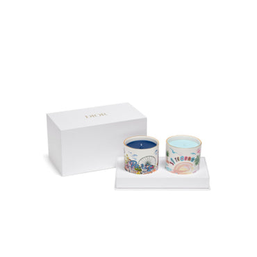 HYF03BRS0LC970 - Set Of Two Scented Candles: Orange Du Sud And Rose De Paris - 970 Multicolore