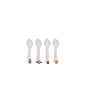 HYL01CDP0LC970 - Set Of Four Dessert Spoons - 970 Multicolore