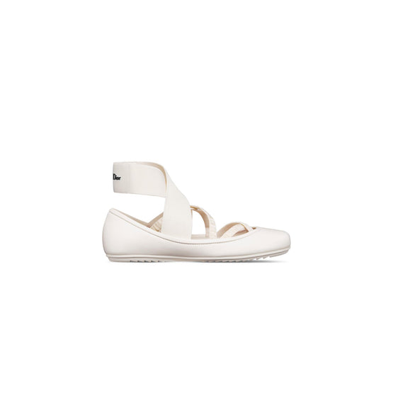 KCF011LABS03W - Dior Shade Ballet Flat - 03W Off White