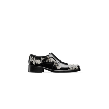 KCF077FFCS900 - Dior Dandy Monk Strap Derby Shoe - 900 Noir