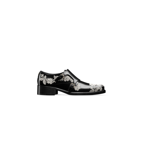 KCF077FFCS900 - Dior Dandy Monk Strap Derby Shoe - 900 Noir