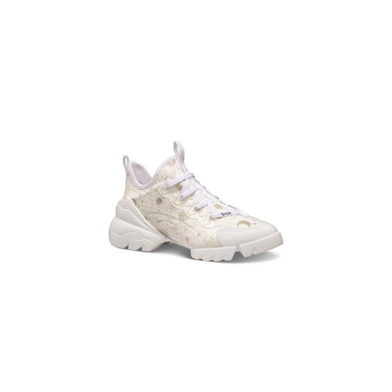 KCK248DASS09W - Women's Sneakers - 09W White & Gold