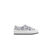 KCK385NODS60W - Dior Lucky Walk'N'Dior Platform Sneaker - 60W White & Blue