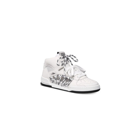 KCK431CTFS10W - Dior First High-Top Sneaker - 10W White