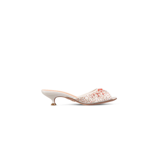 KCO074DBLS44W - Women's Sandals - 44W Off White & Red