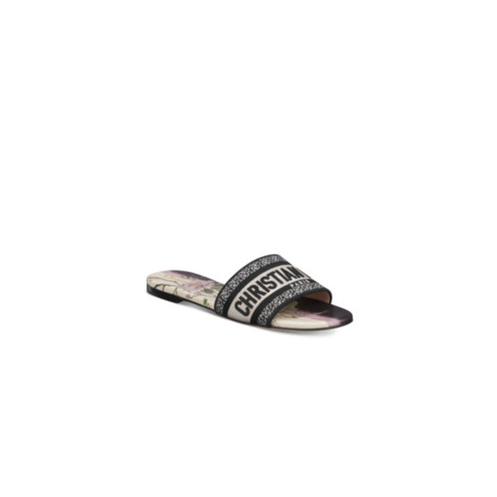 KCO384PEDS83W - Dway Slide - 83W Off White & Violet