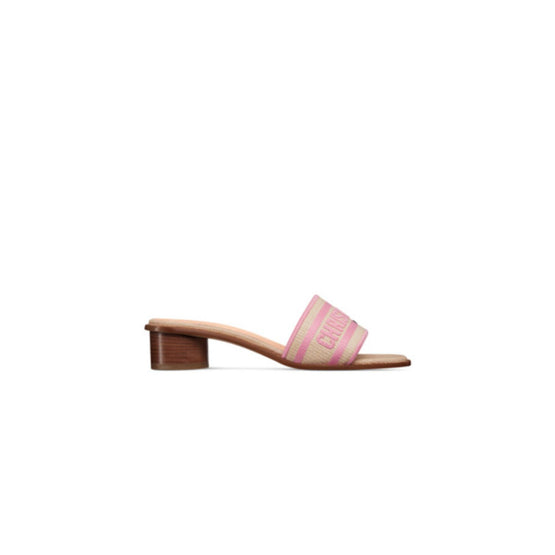 KCO395ECJS07P - Dioriviera Dway Heeled Slide - 07P Rose Begonia