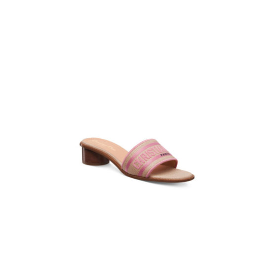 KCO395ECJS07P - Dioriviera Dway Heeled Slide - 07P Rose Begonia