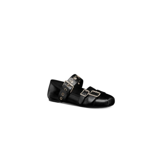 KDB946SCGS900 - Dior Punk Ballet Flat - 900 Noir