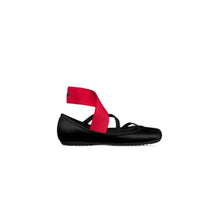 KDF013SATS36X - Dior Shade Ballet Flat - 36X Black & Red