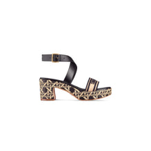 KDO083RCFS04J - Dway Heeled Sandal - 04J Straw & Black