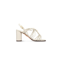 KDO333LABS03W - Dioriviera D-Sand Heeled Sandal - 03W Off White
